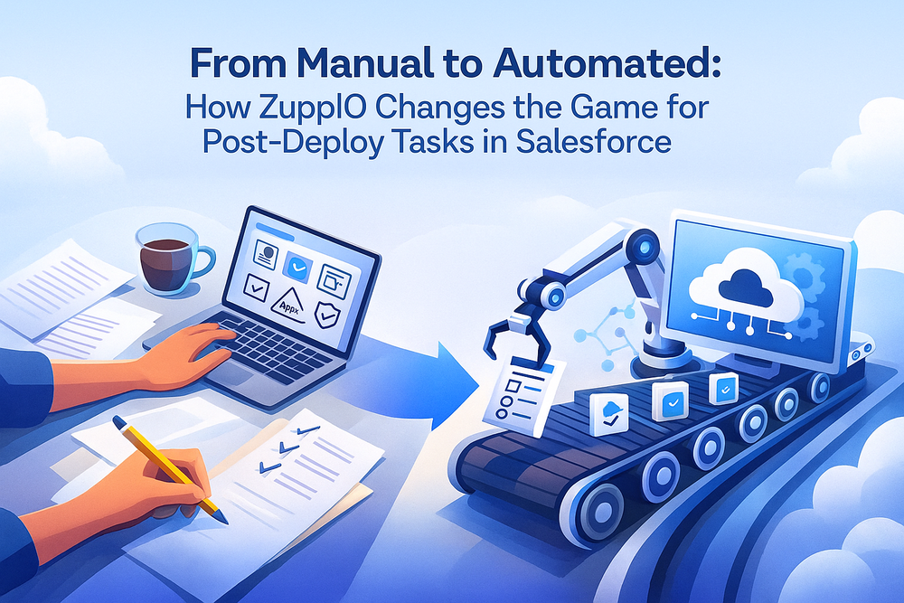 From Manual to Automated: How ZuppIO Transforms Salesforce Post-Deploy Tasks